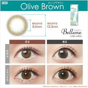 BELLEME BY EYE COFFRET Olive Brown 1 Day 30片 (門市現貨) 